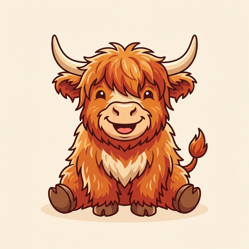 Cute Highland Cow